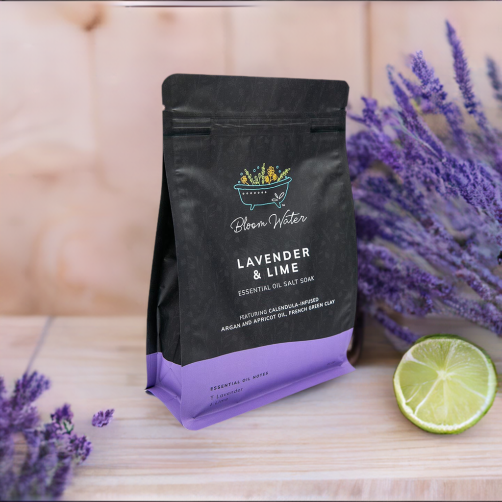 Lavender & Lime Salt Soak